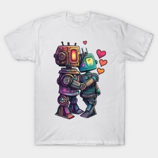 Robots In Love T-Shirt